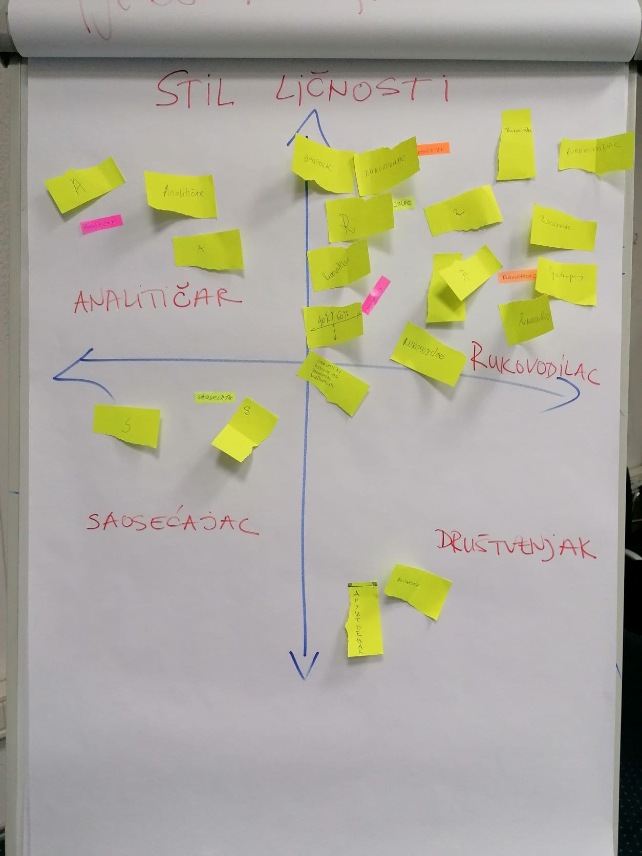 Participants social styles